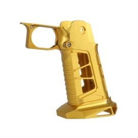 5KU CNC Aluminum Grip Type.7 for Marui Hi-Capa GBB Airsoft (Gold)