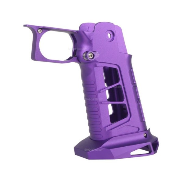 5KU CNC Aluminum Grip Type.7 for Marui Hi-Capa GBB Airsoft (Purple)