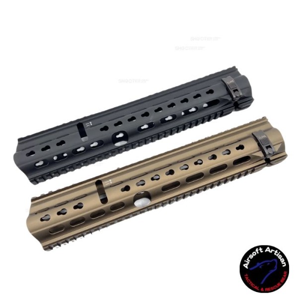 AIRSOFT ARTISAN G95K Long Handguard for for WE,VFC,UMAREX 416 AEG/GBB/PTW (BLACK / TAN)