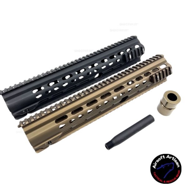 AIRSOFT ARTISAN G95K Long Handguard for for MARUI 416 EBB (BLACK / TAN)