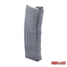 EMG LANCER SYSTEMS LICENSED L5AWM V2 MWS MAGAZINE- BLACK MAG BASE & 5.56 BLKOUT MARKING