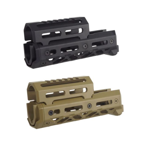 5KU Short M-LOK Handguard for Marui AK GBB Airsoft (BK/DE)