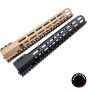 AIRSOFT ARTISAN 89 Style 13.5" MLOK RAIL FOR M4/M16 Series AEG / GBB / PTW (BLACK / TAN)