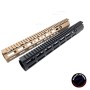 AIRSOFT ARTISAN 89 Style 13.5" MLOK RAIL FOR M4/M16 Series AEG / GBB / PTW (BLACK / TAN)