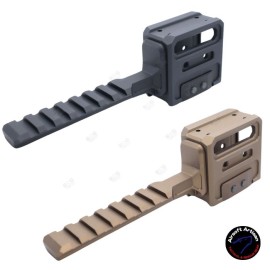 AIRSOFT ARTISAN T1 T2 MICRO HIGHER RISE MOUNT ( BLACK / BRONZE )