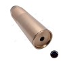 AIRSOFT ARTISAN REX STYLE DUMMY SILENCER WITH 3 Prong FLASH HIDER ( 14MM CCW )