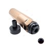 AIRSOFT ARTISAN REX STYLE DUMMY SILENCER WITH 3 Prong FLASH HIDER ( 14MM CCW )