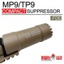 ANGRY GUN MP9/TP9 COMPACT SUPPRESSOR - DUMMY VER. (FDE)