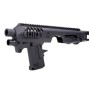 CAA Airsoft MICRO RONI Pistol-Carbine Kit for M17 / M18 GBB Pistol (Black)