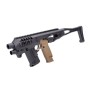 CAA Airsoft MICRO RONI Pistol-Carbine Kit for M17 / M18 GBB Pistol (Black)