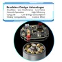 T238 Brushless Motor High Thermal Efficiency High Torque & Speed Adjustable Speed AEG Brushless Motor (Short /Long)