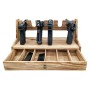 SCG 6-SLOT WOOD PISTOL RACK 