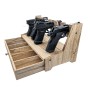 SCG 6-SLOT WOOD PISTOL RACK 