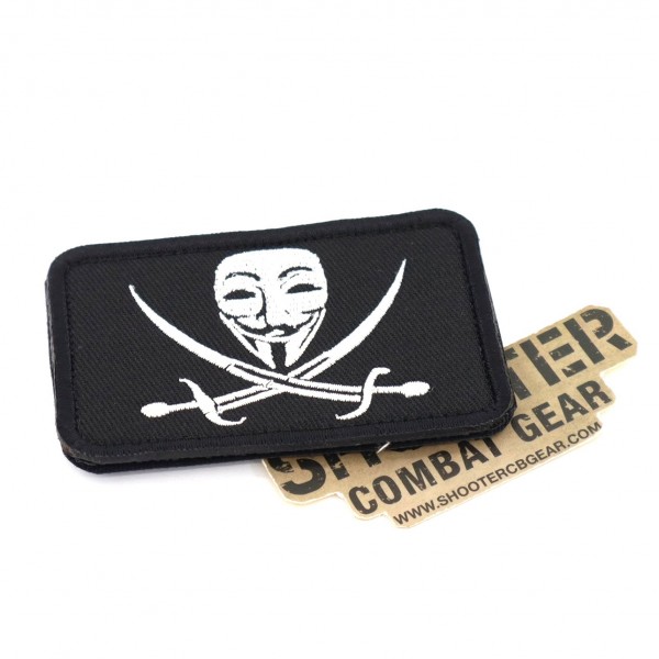 Hoop & Loop Patch "V For Vendetta Calico Jack"