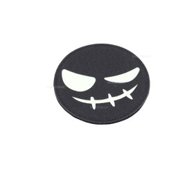 SCG Laser cut Patch glow in the dark " EVIL SMILY"