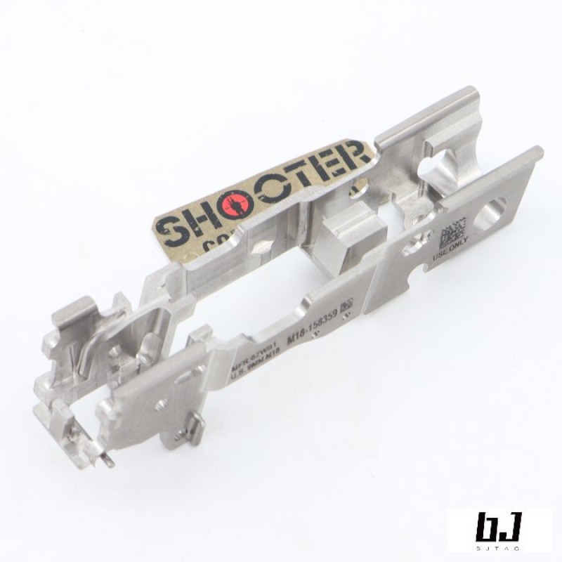 BJTac Stainless Steel Trigger Housing fit VFC GBB P320 (Silver -M17)