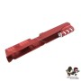 Gunsmith Bros Limcat Multic Cuts 5.1 Single Slide for Marui Hi-Capa GBB (Red)