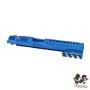 Gunsmith Bros Limcat Multic Cuts 5.1 Single Slide for Marui Hi-Capa GBB (Blue)