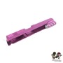 Gunsmith Bros Limcat Multic Cuts 5.1 Single Slide for Marui Hi-Capa GBB (Purple)