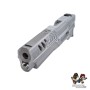 Gunsmith Bros EB Style Tracker Standard Slide Set For Marui TM Hi-Capa GBBP Series (Silver)