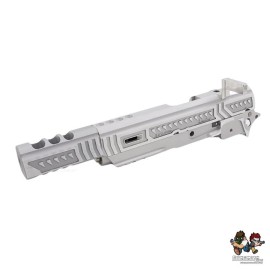 Gunsmith Bros Limcat Style Saber Cat Open Slide Set For Marui TM Hi-Capa GBBP Series (Silver)