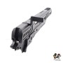 Gunsmith Bros Limcat Style Saber Cat Open Slide Set For Marui TM Hi-Capa GBBP Series (Black)