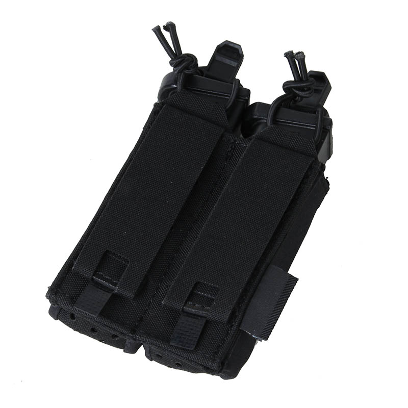 TMC 9MM STACKABLE DOU PISTOL MAG POUCH ( Black )