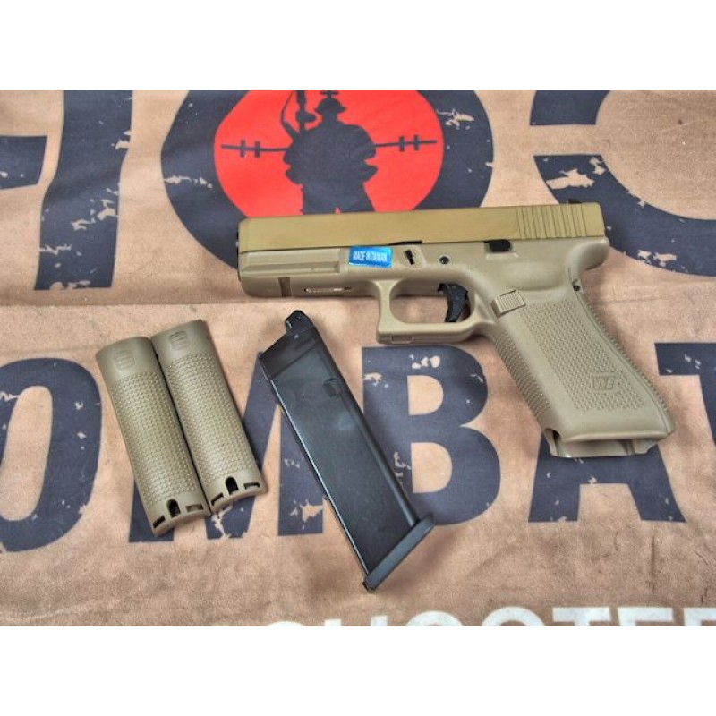 KIT Glock 17 Gen 5 WE Gas Blowback TAN 