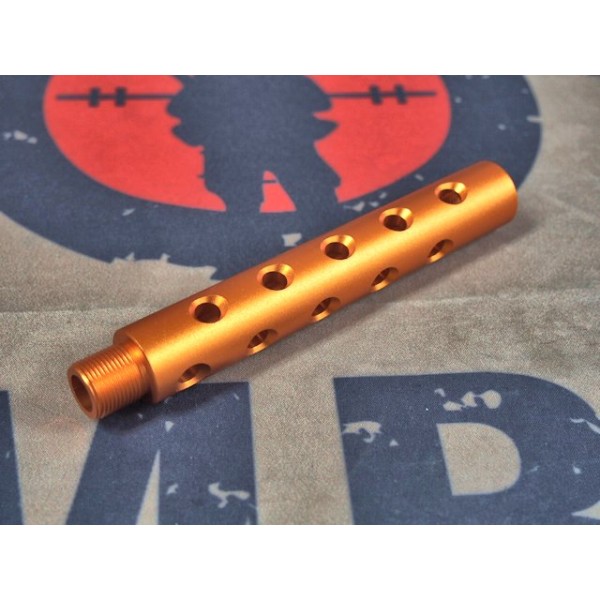 SLONG Aluminum extension M4 outer barrel Type F (117mm-Orange Copper)