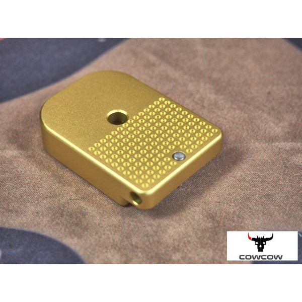 COWCOW D01 Dottac Magazine Base for Marui Hi-Capa (Gold)