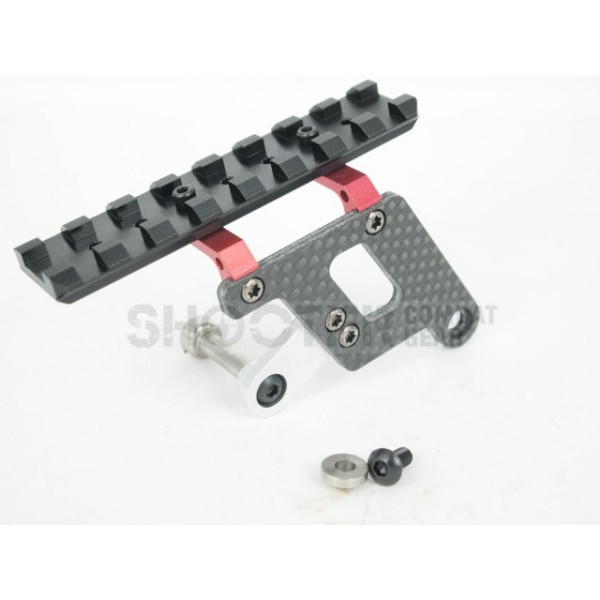 5KU Shooters Carbon Mount Base (Red)