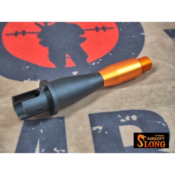 SLONG Aluminum M4 Bady outer barrel  (Orange Copper)