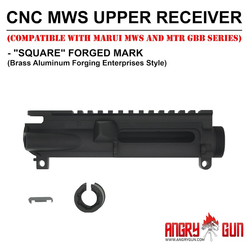 Angry Gun Cnc Mws Upper Receiver Square Forge Mark Version