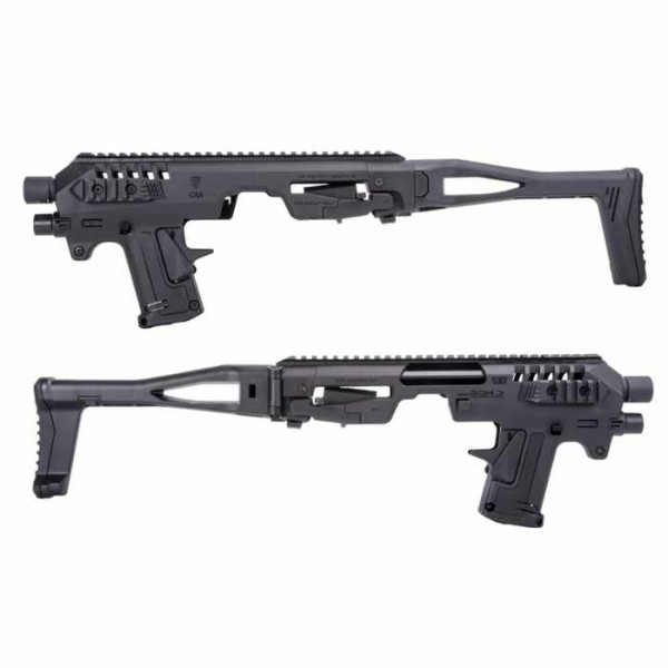 CAA Airsoft MICRO RONI Pistol-Carbine Kit for M17 / M18 GBB Pistol (Black)