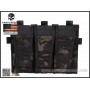 EMERSON Triple Magazine Pouch Only For AVS Vest (Multicam Black) (FREE SHIPPING)