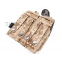 Flyye MOLLE Double M4 + Quad Pistol Mag Pouch(AOR1)