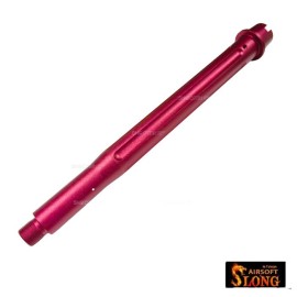 TMB CNC Aluminum 10 inch Outer Barrel For Marui MWS GBB (Straight- Red)