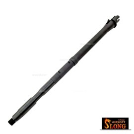 SLONG CNC Aluminum 14.5 inch Outer Barrel For M4 AEG (Black)