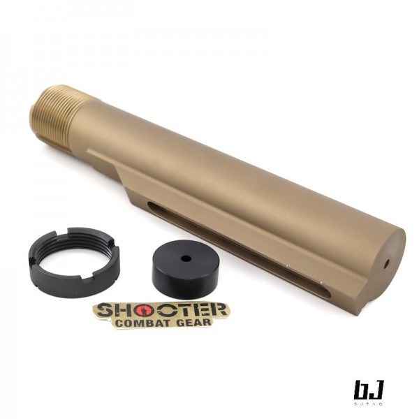 (Defective) BJTAC CNC 6 POSITION MIL-SPEC BUFFER TUBE For VFC/ GHK/ MWS GBB (DDC)