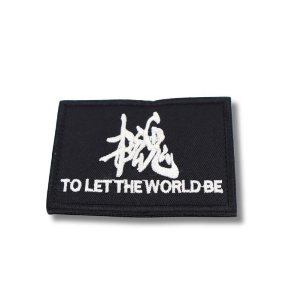 Military Hoop & Loop Patch '' TO LET THE WORLD BE ''