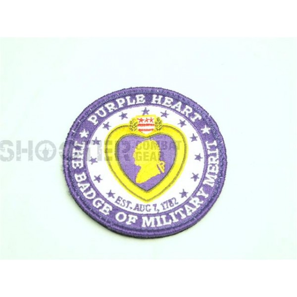 Hoop & Loop Patch '' PURPLE HEART''