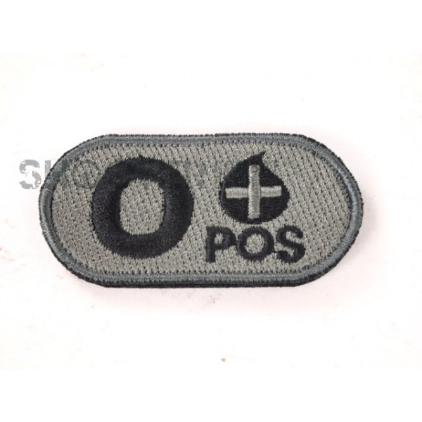 SCG Bloodtypes  Hoop & Loop Patch '' O POS-ACU''