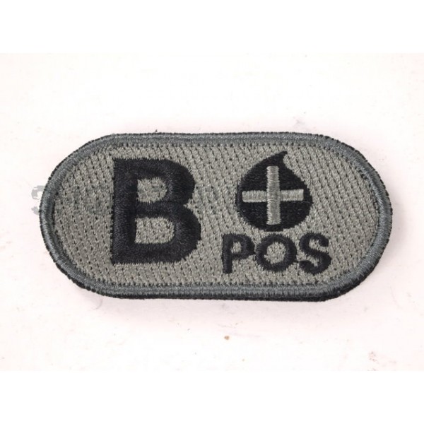 SCG Bloodtypes Hoop & Loop Patch '' B POS-ACU''