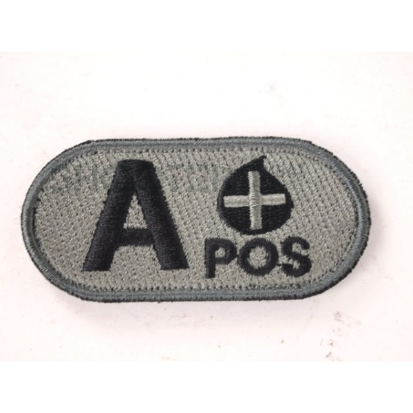 SCG Bloodtypes Hoop & Loop Patch '' A POS-ACU''