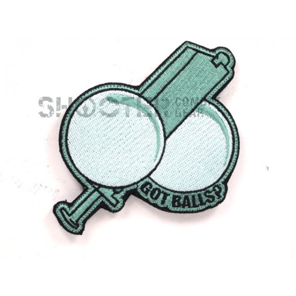 SCG Hoop & Loop Patch ''GOT BALLS?"