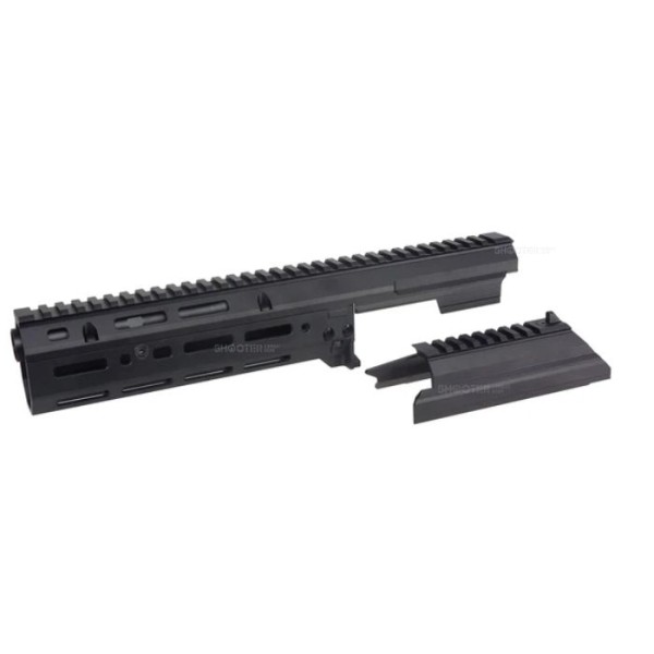 5KU Mk3 Monolithic 1913 Flat Top Handguard for CYMA AKM/AK105 AEG ( 5KU-368-BK )