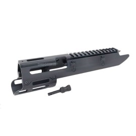 5KU M-Lok Rail Handguard With Charging Handle for CYMA MP5K AEG Airsoft