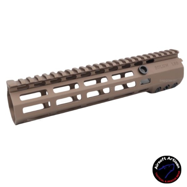 AIRSOFT ARTISAN 89 Style 9.5" MLOK RAIL FOR M4/M16 Series AEG / GBB / PTW (TAN)