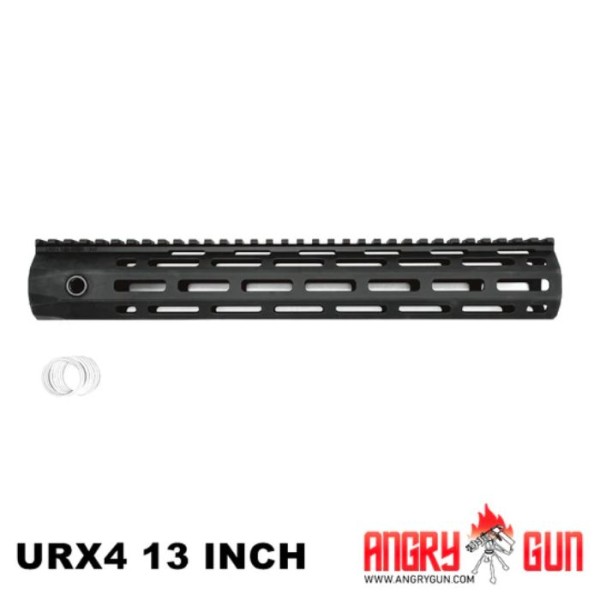 ANGRY GUN URX4 M-LOK RAIL 13 INCH - AEG, MWS, GBB & PTW