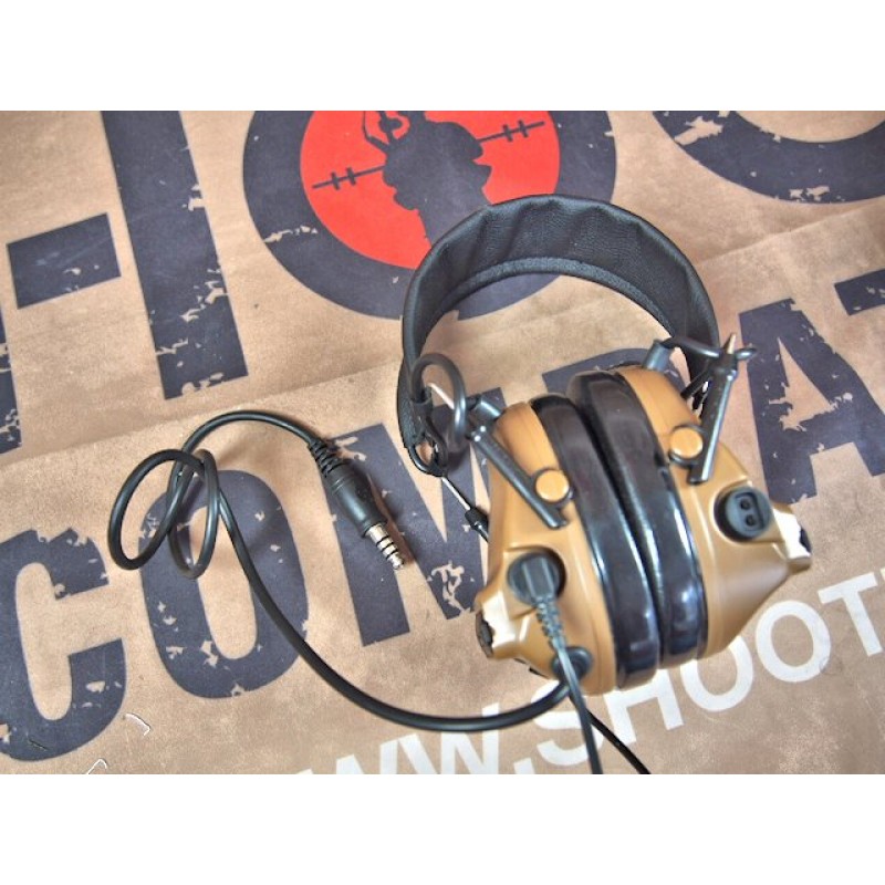 Tactical Softair COMTAC lV HEADSET C4 AUTOMATIC Pickup Noise Reduction  Headphone
